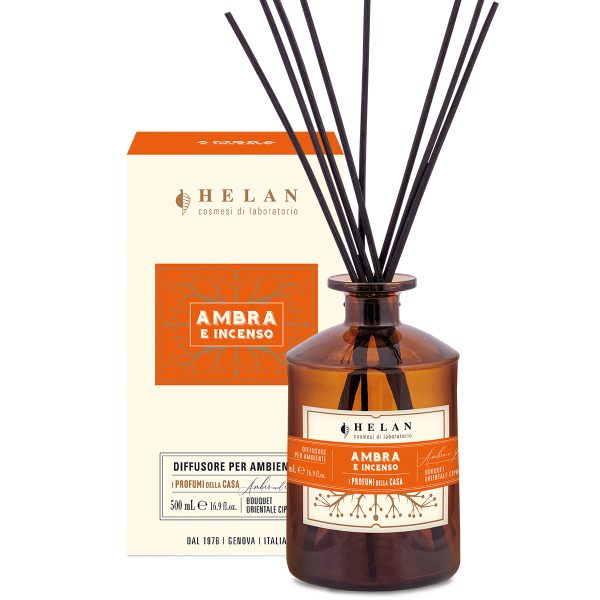 Ambra E Incenso Bastoncini Prof 500ml Helan