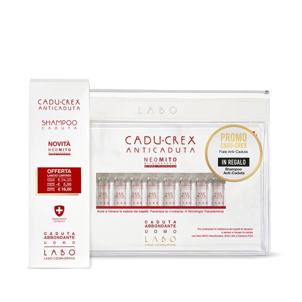 Promo Caducrex Neo Mito Caduta Abbondante Uomo Fiale+shampoo Omaggio Labo